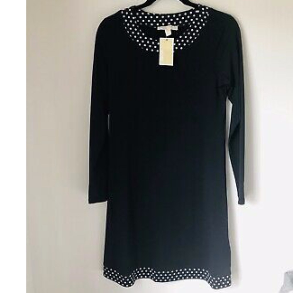 NWT Michael Kors Basics Black Jersey Dress S